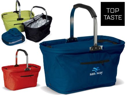 picknickmand opvouwbaar 2-in-1 koeltas 600d