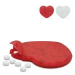 pepermuntdoos hart met 7 gr. suikervrije muntjes