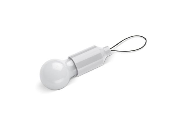 sleutelhanger gloeilampje - wit