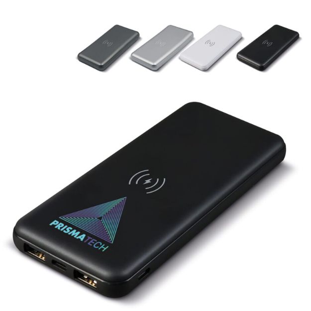 powerbank elite met draadloze oplader 8.000mah 5w