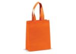 draagtas gelamineerd non-woven klein 105g/m2 - oranje