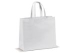 draagtas gelamineerd non-woven groot 105g/m2 - wit