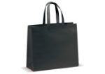 draagtas gelamineerd non-woven groot 105g/m2 - zwart
