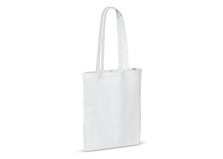 schoudertas katoen oeko-tex® 140g/m2 38x42cm - wit