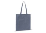 schoudertas gerecycled katoen 38 x 42cm - blauw