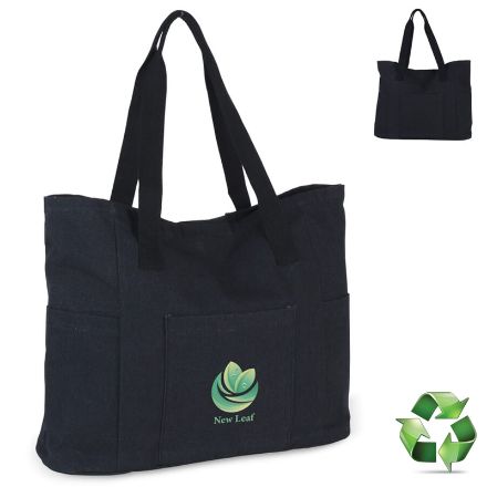 tas gerecycled canvas 310g/m2 42x13x43cm