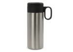 thermofles flow met handvat 400 ml - zilver