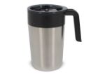dubbelwandige koffiebeker 400 ml - zilver