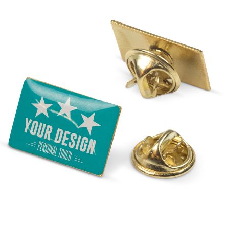 badge metalen pin 19x13mm