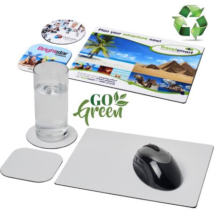 brite-mat® combiset muismat/onderzetter