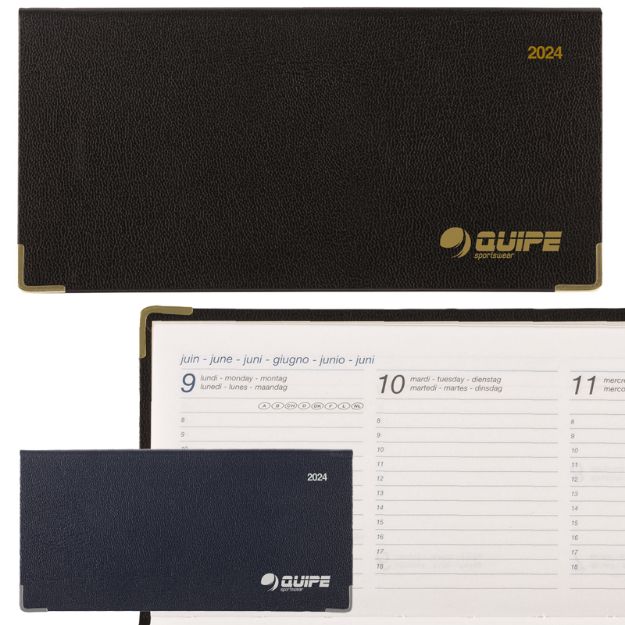 zestalige zakagenda: nl, d, f, en, i en es blanys