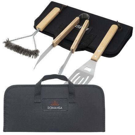 verano barbecueset 3-delig, rvs