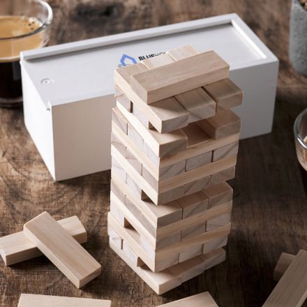 houten tower deluxe spel in houten box
