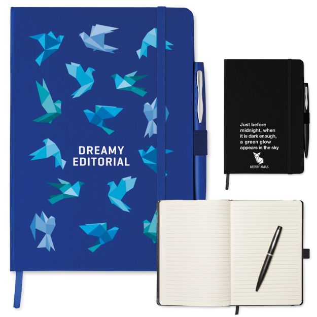 a5 notitieboekje tyrso met balpen