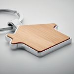 bamboe sleutelhanger huisje burnie