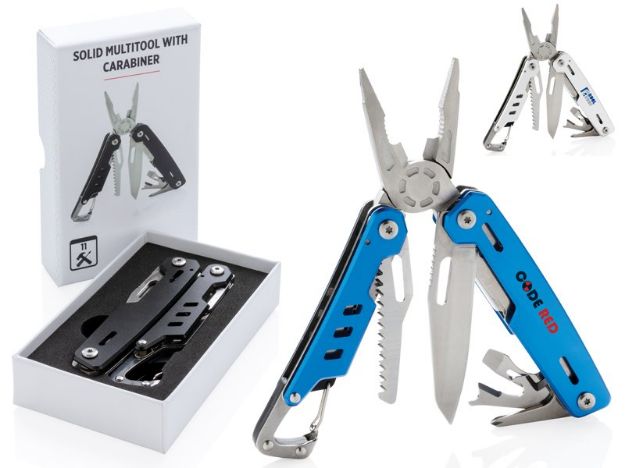 solid multitool met karabijnhaak