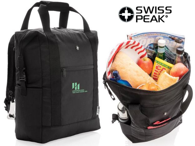 swiss peak koeldraagtas/rugzak pvc vrij