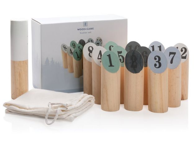 houten werp set