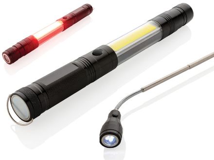 uitschuifbare zaklamp met cob