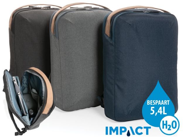 impact aware 2 tone 15.6 inch laptoptas