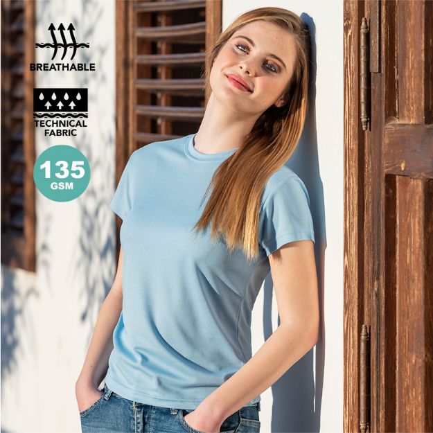 vrouwen t-shirt polyester.