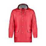 regenjas pvc maten m-l xl-xxl - rood