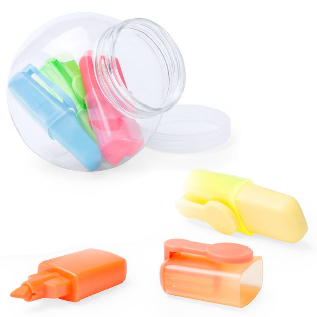 set van 5 markeerstiften