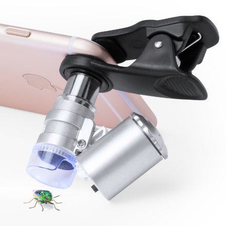 microscope voor mobiele telefoon.