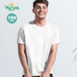 volwassene t-shirt katoen 180 gr. maten: s-3xl