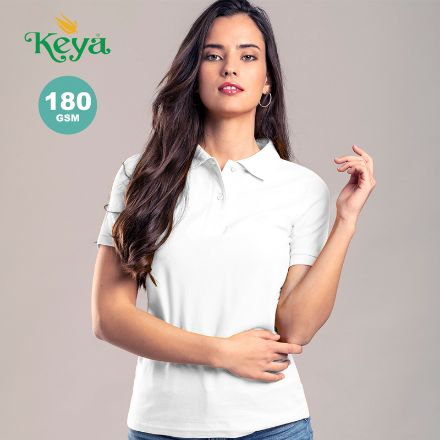 dames polo shirt 100% katoen 180 gr.