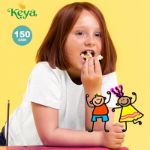 kinder t-shirt katoen 150 gr. maten5-6/10-11 jaar