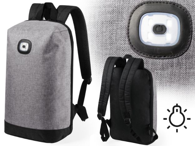 rugzak met knipperlicht krepak met 4 leds