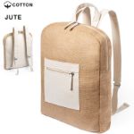 rugzak van jute en katoen marnel