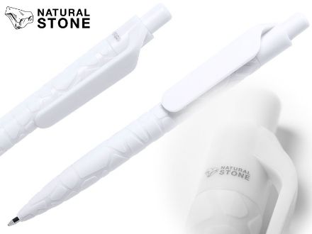 eco pen van natuursteen zircon blauwschrijvend