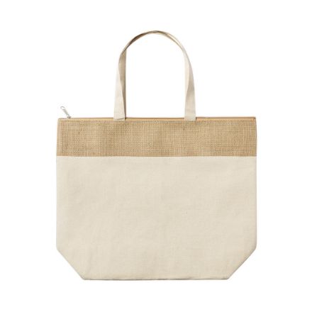 thermotasje van katoen jute en aluminium linax