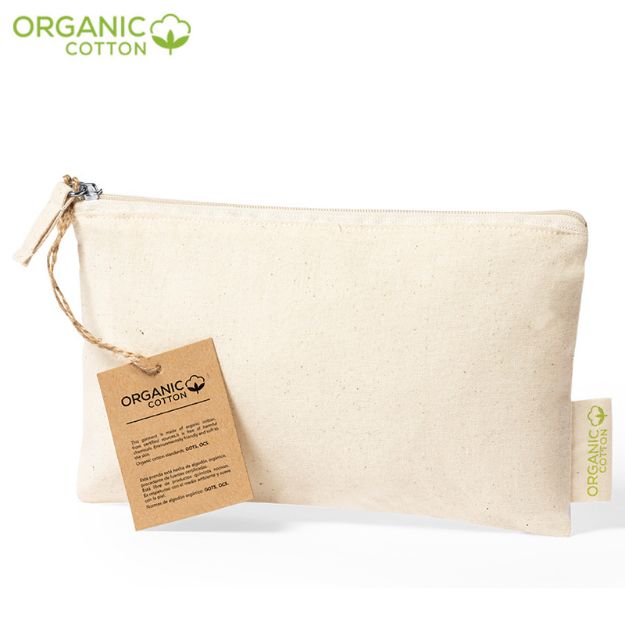 toilettas van organisch katoen plumok