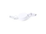uitschuifbare oplaadkabels type c en 2 usb kiotex