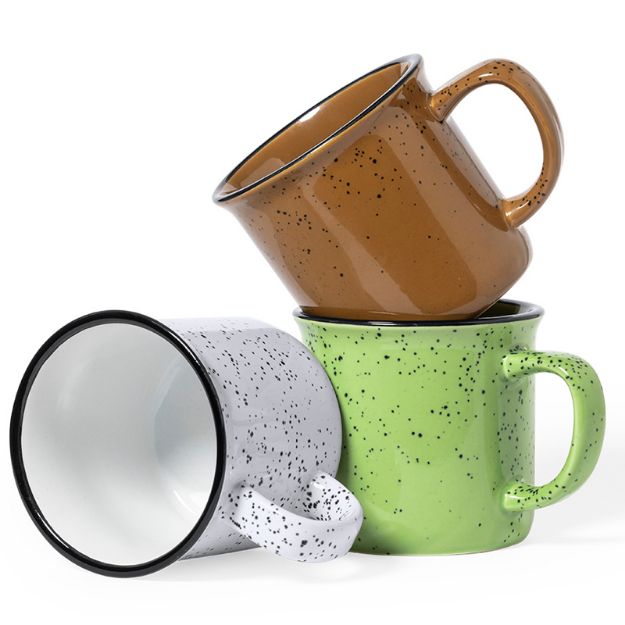 keramische vintage mok in doos lanay 350 ml