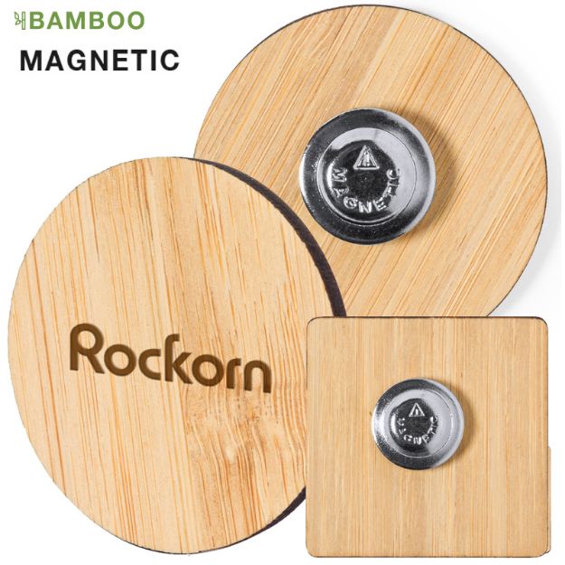 magnetische bamboe badge royers