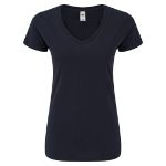 dames t-shirt v-neck 150 gr fruit of the loom