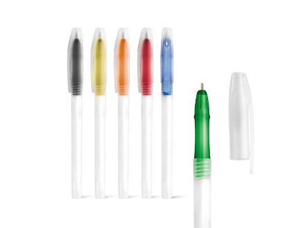 lucy balpen met ronddruk blauwschrijvend