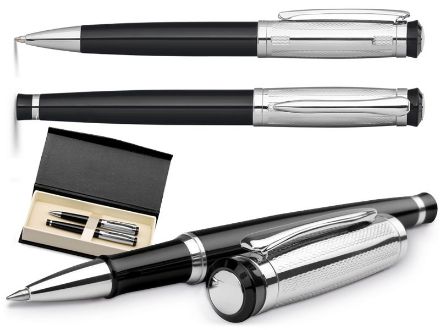 orlando rollerbal en balpen set blauwschrijvend