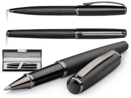 imperio rollerbal en balpen set blauwschrijvend