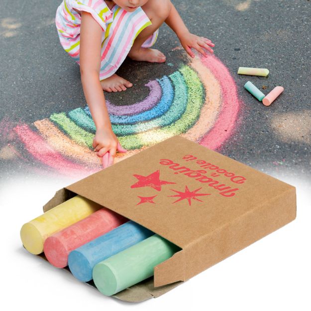 parrot pak met 4 krijten