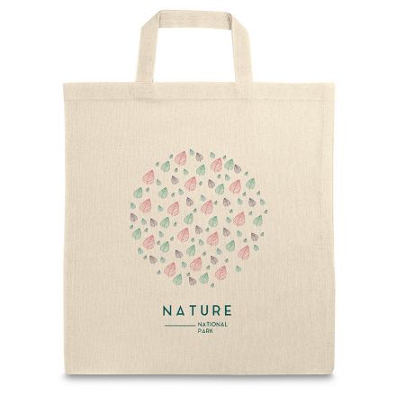 victoria katoenen tas met korte hengsels