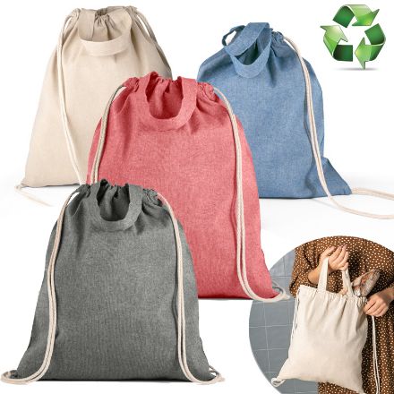 rissani. rugtasje gerecycleerd katoen