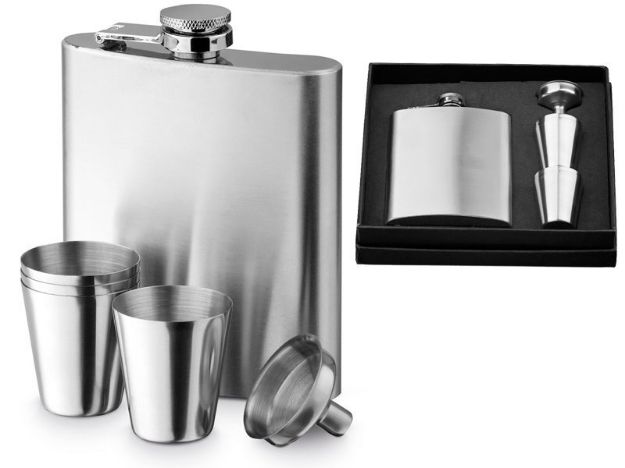 novak heupfles en beker set 200 ml