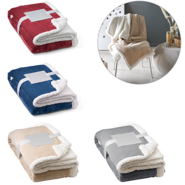 fleece deken 190 g/m² heiden