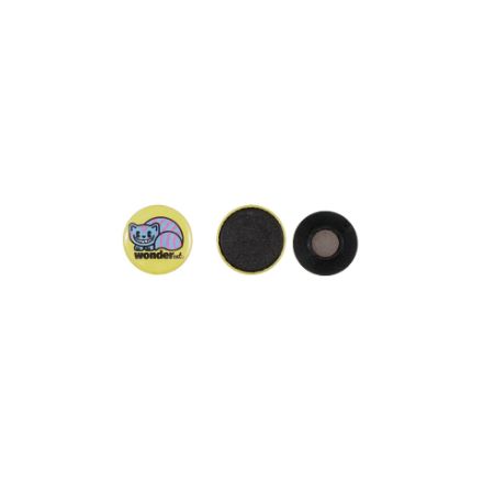 metalen button 25mm met kledingmagneet custom