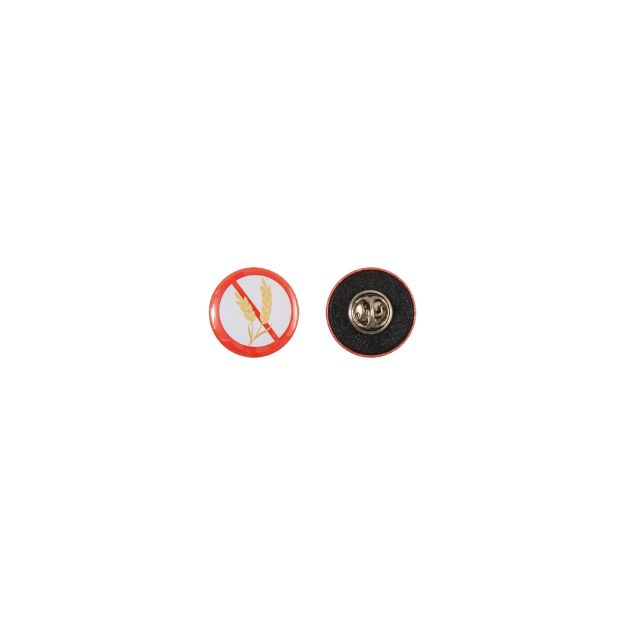 metalen button 25mm met pin en clutch custom made